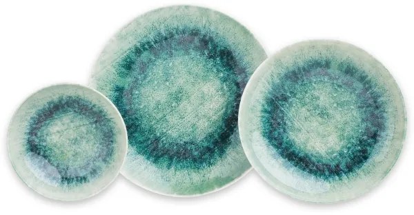 Set da tavola 18 pezzi blu in porcellana