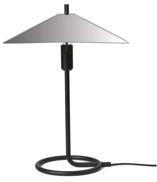 Ferm Living - Filo Lampada da Tavolo Square Black/Mirror Polished ferm LIVING