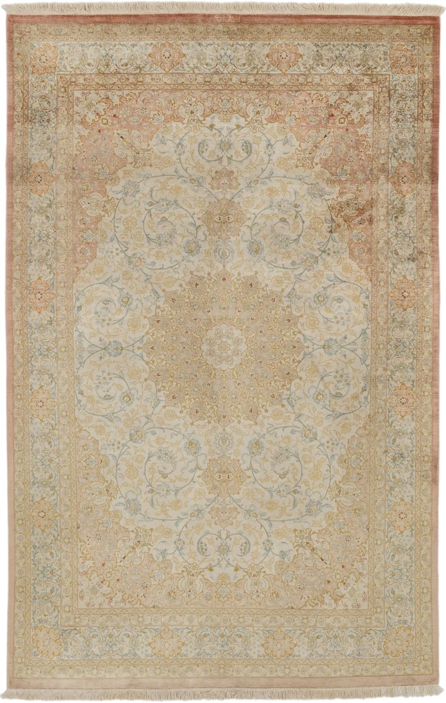 Ghom Tappeto 200x130 (Iran) Annodato A Mano