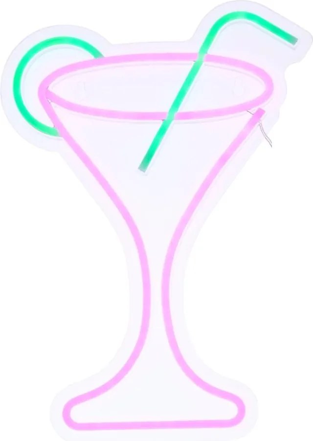 Atmosphera - Decorazione murale in neon LED COCTAIL LED/5V