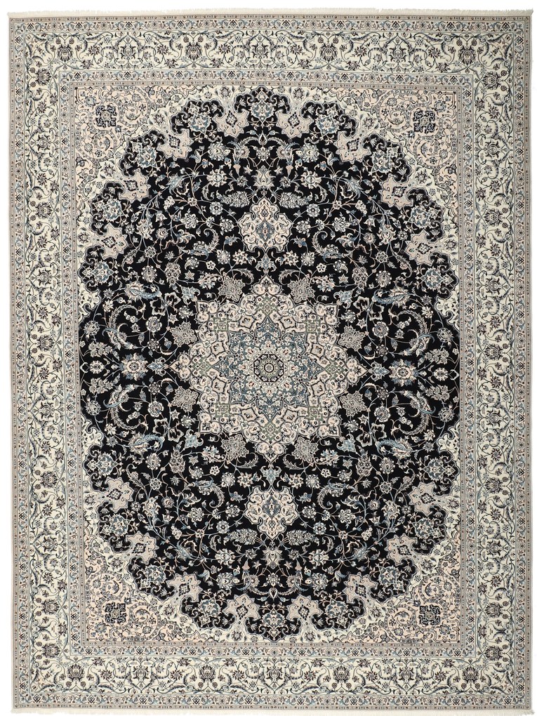 Nain Tappeto persiano 310 x 410 (Iran) Annodato A Mano