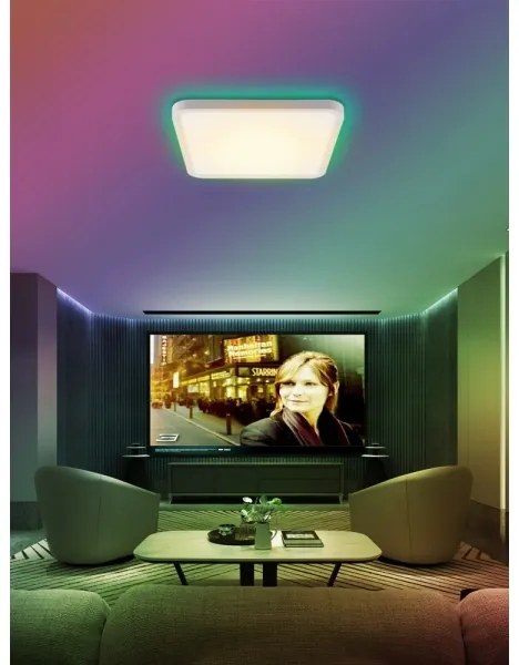 Immax NEO 07168-W40-LED RGB+CCT Lampada dimmerabile 50W/230V Wi-Fi Tuya white+TC