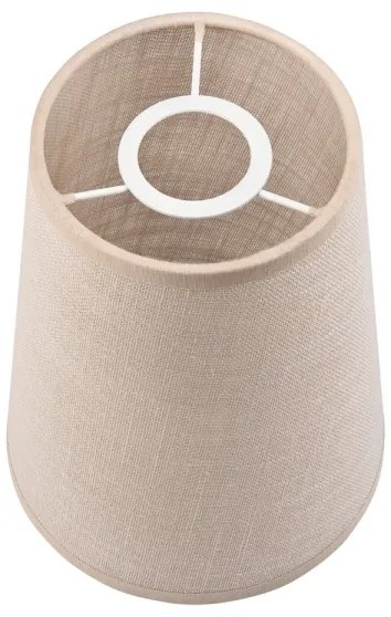 Paralume di ricambio per lampadario e applique ANTONIO E14 150x120 mm beige