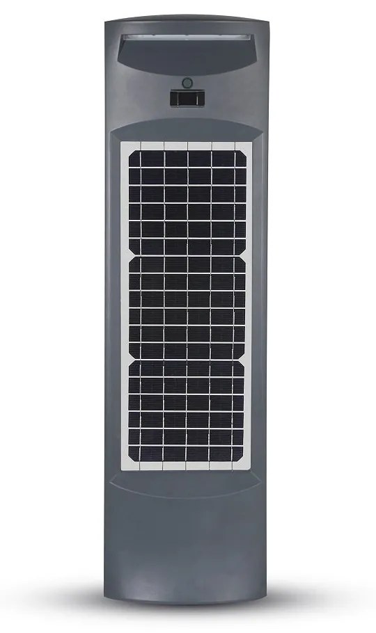 Palo da giardino Solare ricaricabile LED 20W- 4000K-2000lm IP65 - Batteria Litio