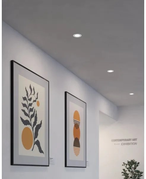 Eglo 99206 - Lampada da incasso LED per bagno FUEVA 5, 2,7W/230V IP44