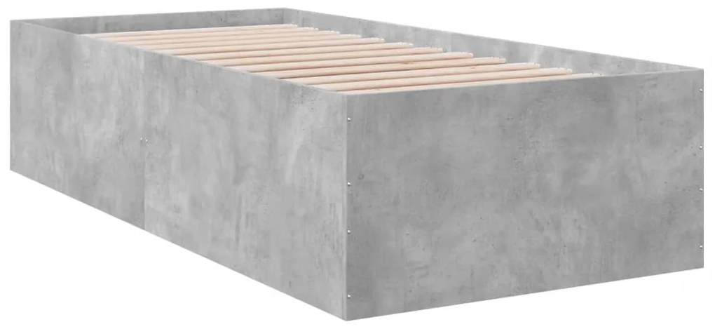 Giroletto grigio cemento 90x200 cm in legno multistrato