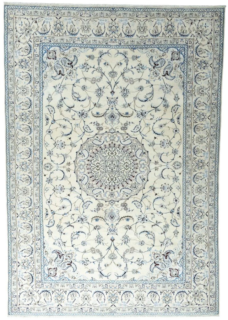 Nain Tappeto 250 x 360 Beige (Iran) Annodato A Mano