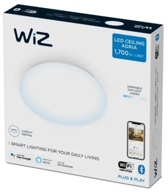 WiZ - Plafoniera LED dimmerabile SUPERSLIM LED/17W/230V 4000K Wi-Fi
