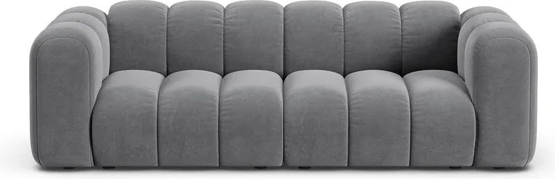 Divano grigio 228 cm Lupine - Micadoni Home