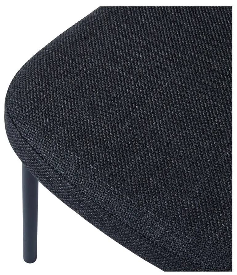 Sedia da pranzo grigio scuro Fowler - Unique Furniture