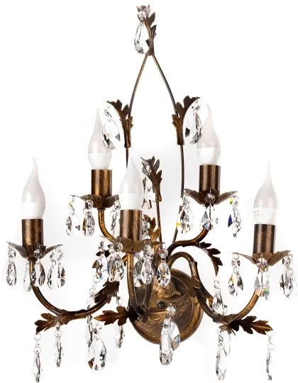 ONLI - Applique TERESA 5xE14/6W/230V bronzo