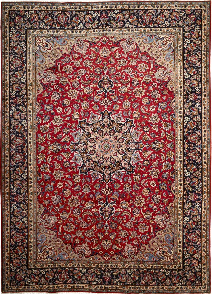 Najafabad Tappeto persiano 290x400 Rosso (Iran) Annodato A Mano