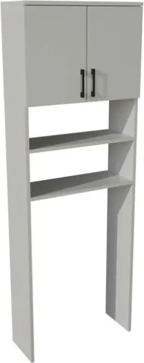 Mobile Coprilavatrice A Colonna 2 Ante 2 Vani 65x27x185 Window Bianco