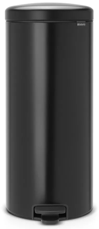 Bidone in acciaio nero opaco 30 l NewIcon - Brabantia