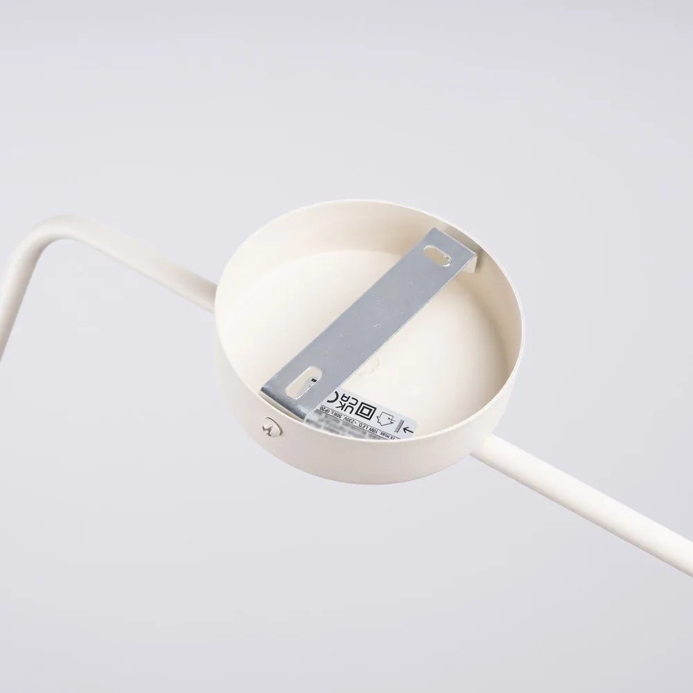 Lampada da parete color crema con alimentazione a corrente ø 14 cm Zylo – Sollux