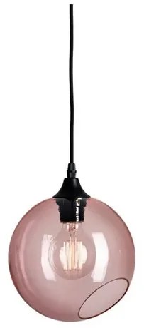 Ballroom Lampada A Sospensione Pink/Rosa con Presa Nera - Design By Us