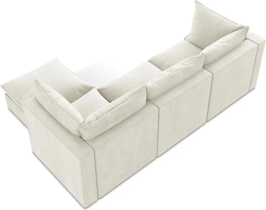 Divano angolare beige (con penisola a destra/con chaise lounge) Manao – Makamii