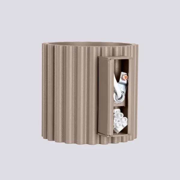 Sollux SL.1816 - Applique da parete AURA 1xG9/10W/230V taupe