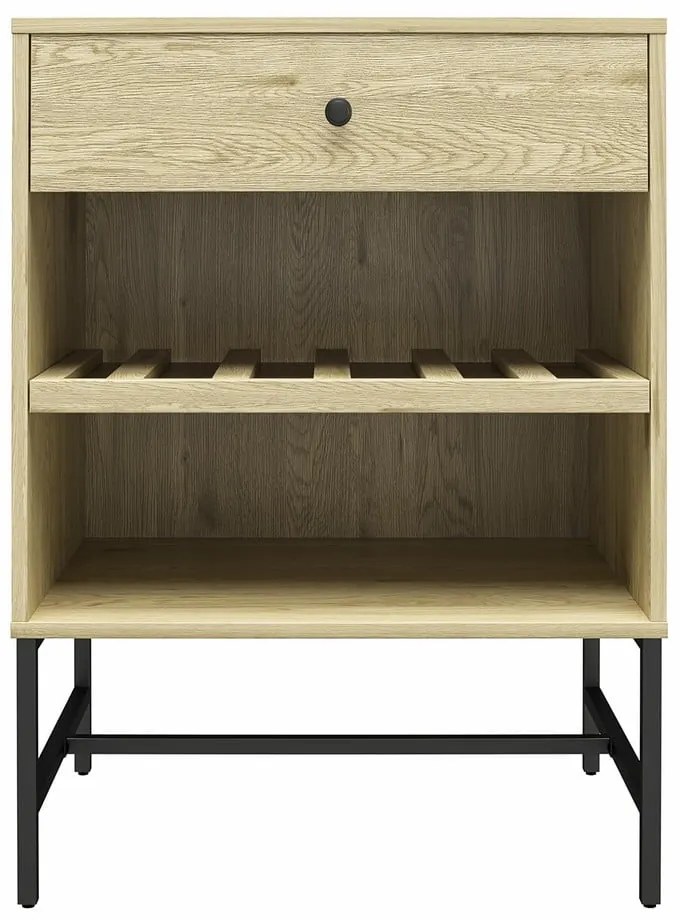 Mobile da vino in pino naturale per 6 bottiglie, 60x83 cm Tamlin - Støraa