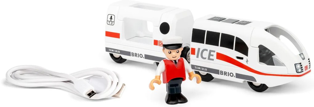 Brio - InterCity Express - Treno con batteria ricaricabile tramite cavo USB