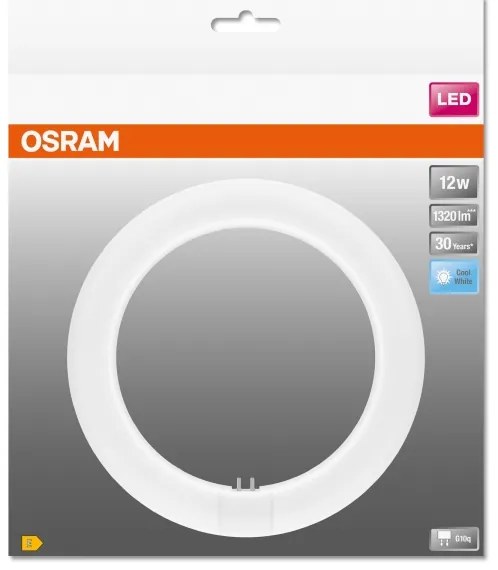 Tubo fluorescente LED SUBSTITUBE T9 G10q/12W/230V 4000K diametro 21,2 cm - Osram