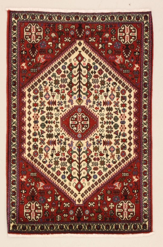 Abadeh Tappeto 100x70 (Iran) Annodato A Mano