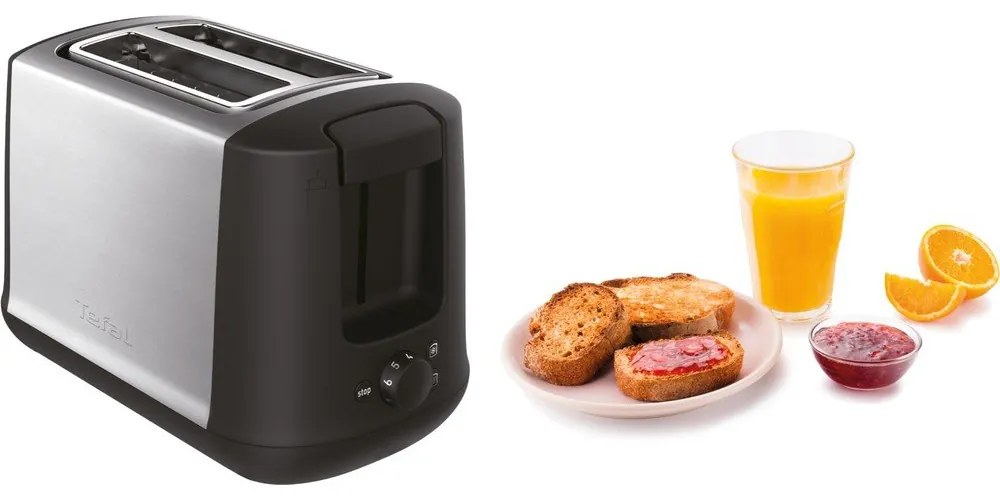 Tostapane nero/argentato Subito TT340830 – Tefal