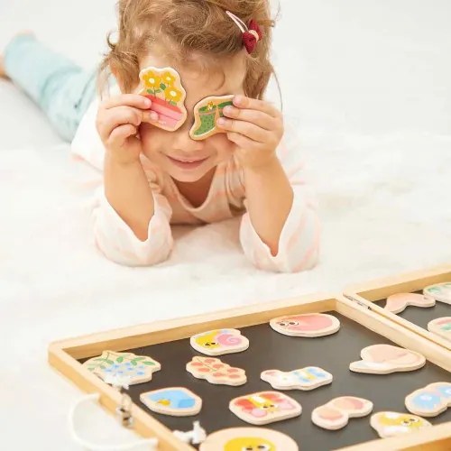 Magneti in legno - Giardino - 24 pezzi