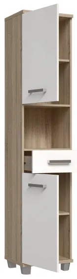 Mobile da bagno VENOM bianco/rovere Sonoma