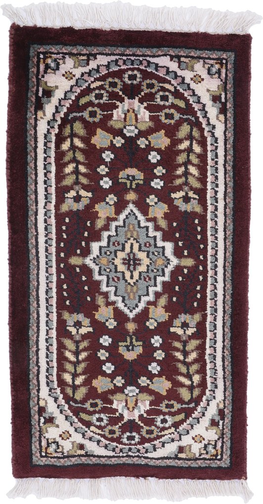 Agra Tappeto 30 x 60 (Indian) Annodato A Mano