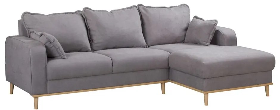 Divano angolare grigio (angolo destro) Beata - Ropez