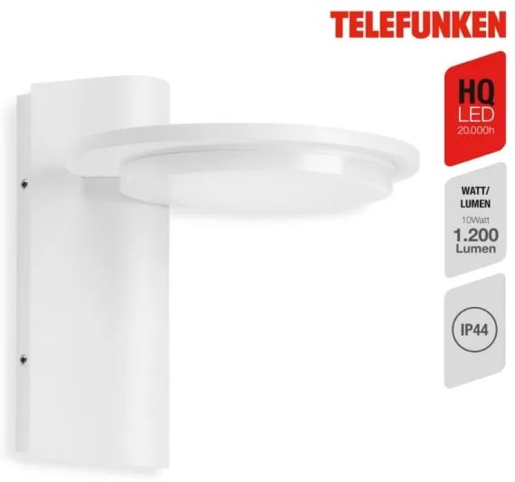 Telefunken 312406TF - Applique a LED da esterno LED/10W/230V IP44
