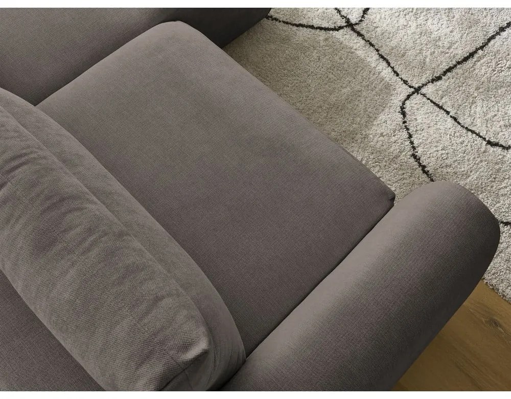 Divano angolare marrone Aden – Bobochic Paris