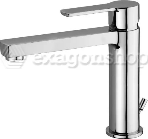 Paffoni West Ws073 Miscelatore lavabo Monocomando con Scarico Cromo