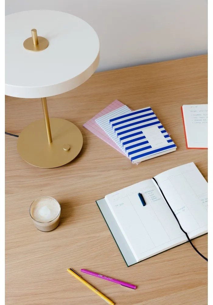 Lampada da tavolo dimmerabile a LED bianchi con paralume in metallo (altezza 41,5 cm) Asteria Table - UMAGE