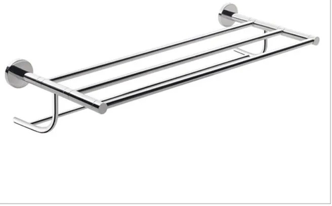 Portasciugamani da parete Felce cromo lucido, L 61.5 cm