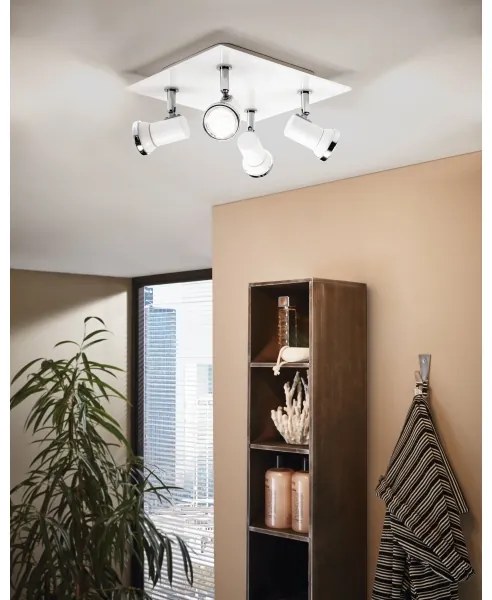 Eglo 95995 - Faretto LED da bagno TAMARA 1 4xGU10-LED/3,3W/230V