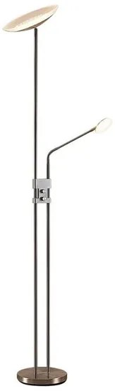 Jonne LED Piantana Satin Nickel - Lindby