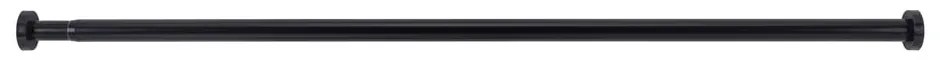 Asta da bagno telescopica nera, lunghezza 110-185 cm Luz - Wenko