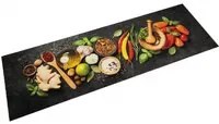 Tappeto da Cucina Lavabile Spezie 60x180 cm Vellutocod mxl 91049