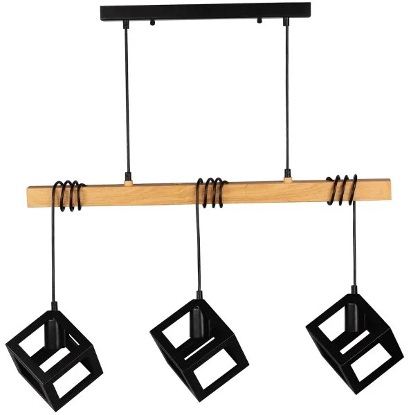 Lampadario su fune SWEDEN 3xE27/20W/230V