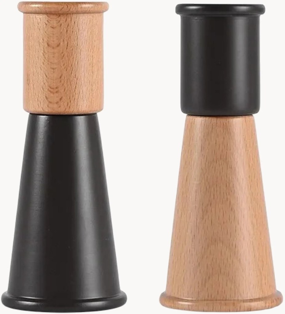 Set saliera e pepiera in legno di faggio Gurken 2 pz
