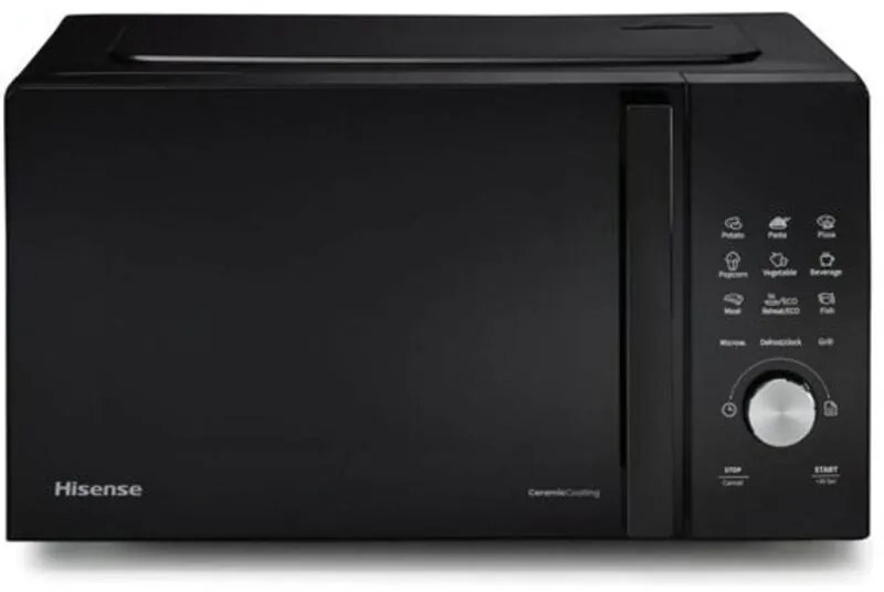 Hisense - H20MOBSD1HG forno a microonde Superficie piana Microonde con grill 20 l 700 w Nero