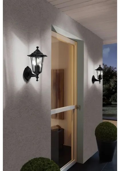 EGLO 22468 - Applique da esterno LATERNA 4 1xE27/60W nero