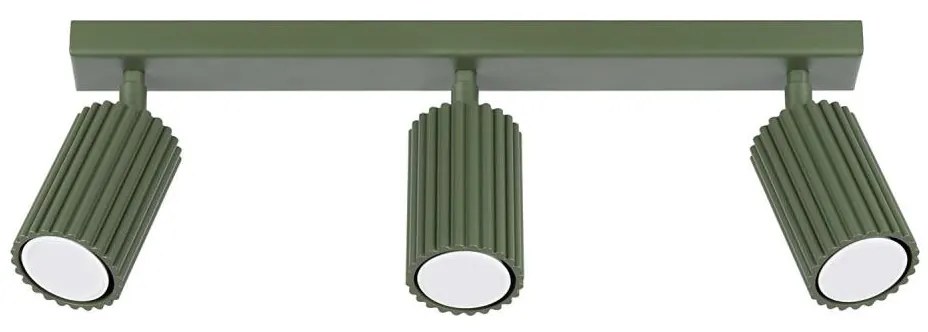 Sollux SL.1619 - Faretto KARBON 3xGU10/10W/230V verde