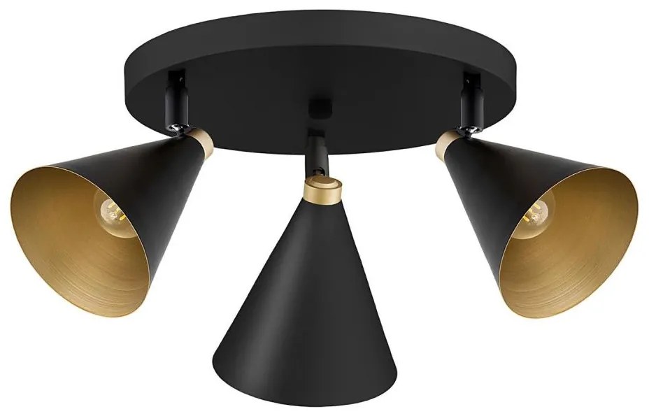 Argon 6244 - Faretto LUCINDA 3xE14/7W/230V nero