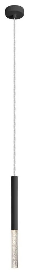 Zuma Line P0461-01E-P7P7 - Lampadario LED a sospensione con filo ONE LED/5W/230V nero