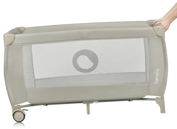 Lionelo - Lettino da viaggio STEFI PLUS Beige Cappuccino