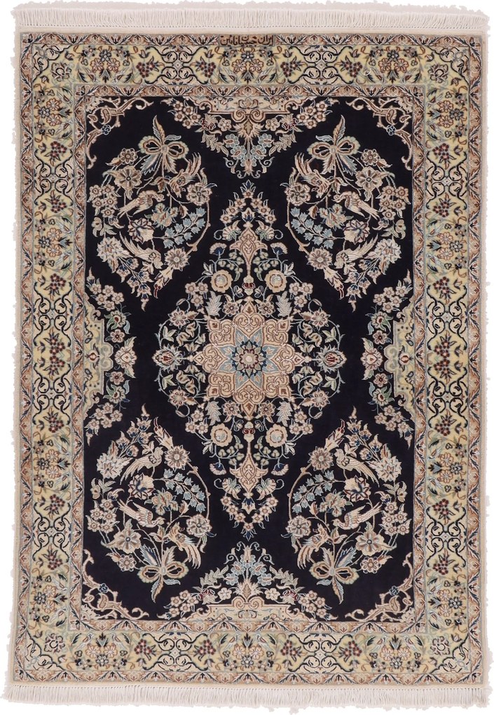 Nain Tappeto persiano 100 x 140 (Iran) Annodato A Mano