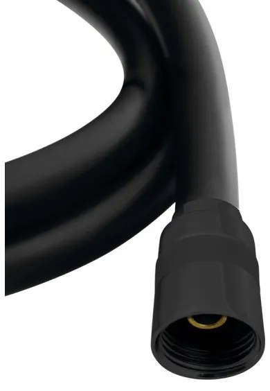 Sapho - Flessibile per doccia SOFTFLEX 200 cm, nero opaco